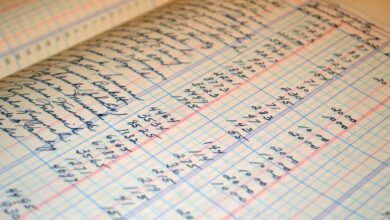 data records for numbers